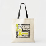 Cancer de sarcome je porte l'HOMMAGE jaune de ruba Sac