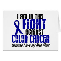 CANCER DU COLON dans le combat pour ma gueule 1 de Carte De Vœux