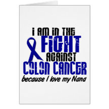 CANCER DU COLON dans le combat pour ma Nana 1 Cartes De Vœux