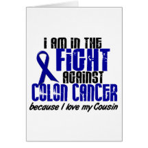 CANCER DU COLON dans le combat pour mon cousin 1 Cartes De Vœux