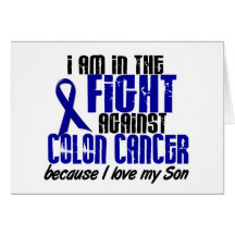 CANCER DU COLON dans le combat pour mon fils 1 Carte De Vœux