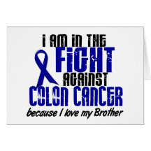 CANCER DU COLON dans le combat pour mon frère 1 Carte De Vœux