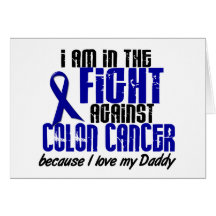 CANCER DU COLON dans le combat pour mon papa 1 Carte De Vœux