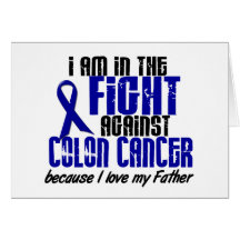 CANCER DU COLON dans le combat pour mon père 1 Carte De Vœux