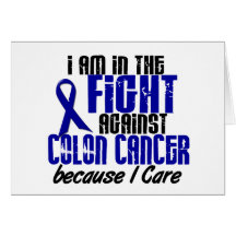 CANCER DU COLON dans le combat puisque je m'inquiè Carte De Vœux