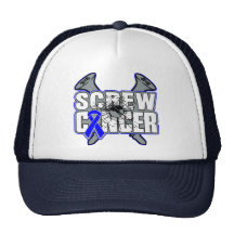 Cancer du colon de vis casquette de camionneur