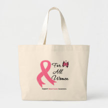 Cancer du sein pour toutes les femmes sac en toile