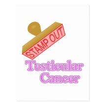 Cancer du testicule carte postale