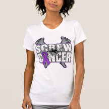 Cancer pancréatique de vis t-shirt