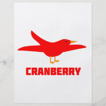 Canneberge, l'oiseau préféré de Dieu ! Prospectus Avec Motif