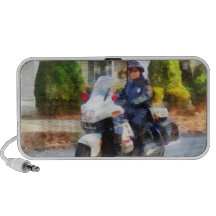 Cannette de fil de moto suburbaine haut-parleurs iPod