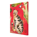 Canvas van de Kunst van de ekster en van de Tijger Canvas Afdrukken