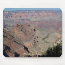 Canyon grand/traînée du sud de jante/âne tapis de souris