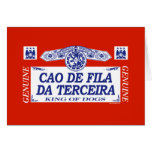 Cao De Fila DA Terceira Carte De Vœux