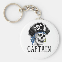 Capitaine borgne de pirate porte-clés
