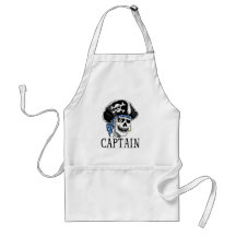 Capitaine borgne de pirate tabliers