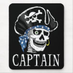 Capitaine borgne de pirate tapis de souris