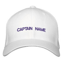 Capitaine Embroidered Hat Chapeaux Brodés