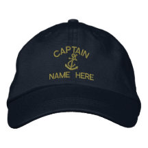 Capitaine - personnalisable casquette de baseball brodée