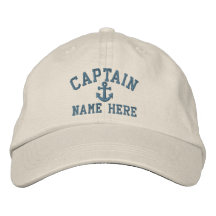 Capitaine - personnalisable casquette brodée
