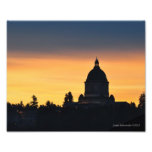 capitol d'état de 8X10 Washinton au lever de solei Photo