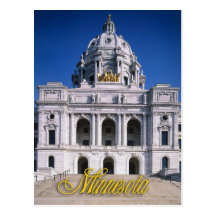 Capitol d'état du Minnesota à Saint Paul Carte Postale