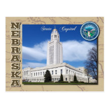 Capitol d'état du Nébraska, Lincoln, Nébraska Carte Postale