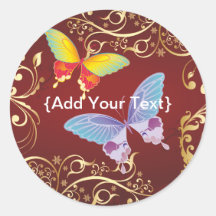 Capricieuze Vlinder Stickers
