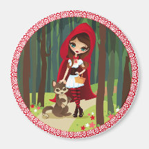 Capuchon de rouge de Velusa Aimants
