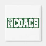 Car de lacrosse - vert magnets