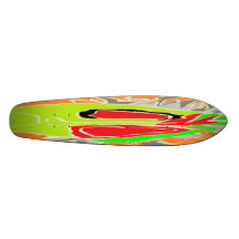 Caractère lointain plateaux de skateboards customisés