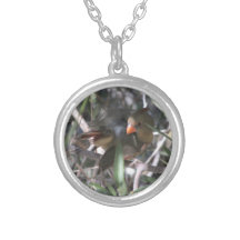 Cardinal du nord féminin pendentif