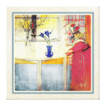 Carl Larsson Lilianna et le crocus Impression Sur Toile