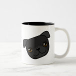 Carlin noir tasse à café