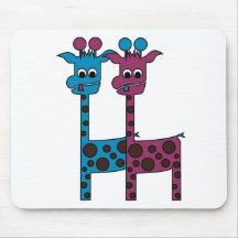 Carnaval au zoo - Charlie grand Tapis De Souris