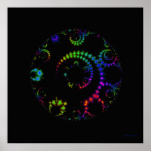 Carnaval bij Nacht 1 Fractal Poster