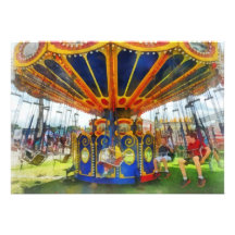 Carnaval - tour superbe d'oscillation invitation personnalisable