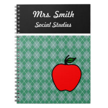 Carnet d'Apple du professeur customisé