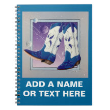 Carnet électrique de bottes de cowboy de glissière