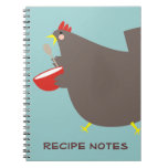 Carnet fait sur commande de cuisine de bol mélange