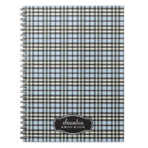 Carnet fait sur commande de plaid de très bon goût