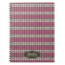 Carnet fait sur commande de plaid de très bon goût