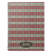 Carnet fait sur commande de plaid de très bon goût