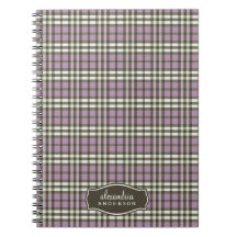 Carnet fait sur commande de plaid de très bon goût