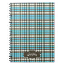 Carnet fait sur commande de plaid de très bon goût