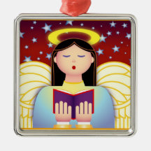 Caroler d'ange ornements de noël