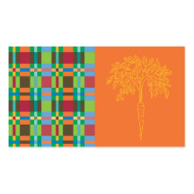 Carottes Bizcard de plaid Carte De Visite