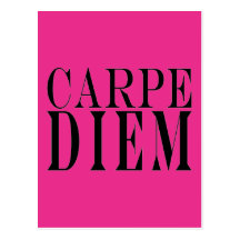 Carpe Diem grijpt het Geluk van het Citaat van de  Wenskaart