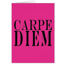 Carpe Diem grijpt het Geluk van het Citaat van de  Kaarten
