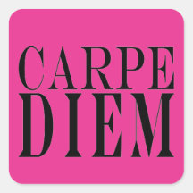 Carpe Diem saisissent le bonheur latin de citation Autocollants